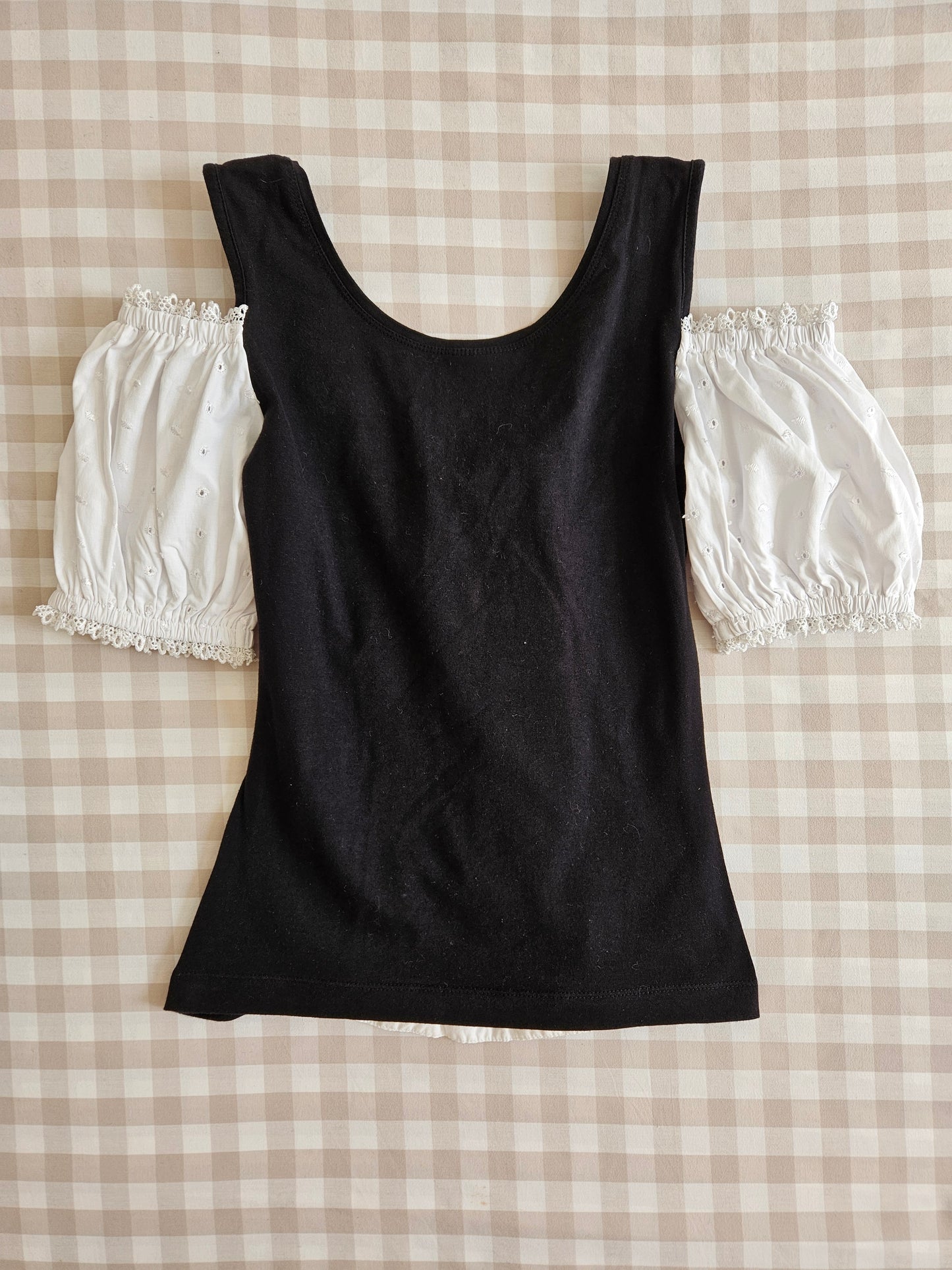Top corset Ă lacets - S