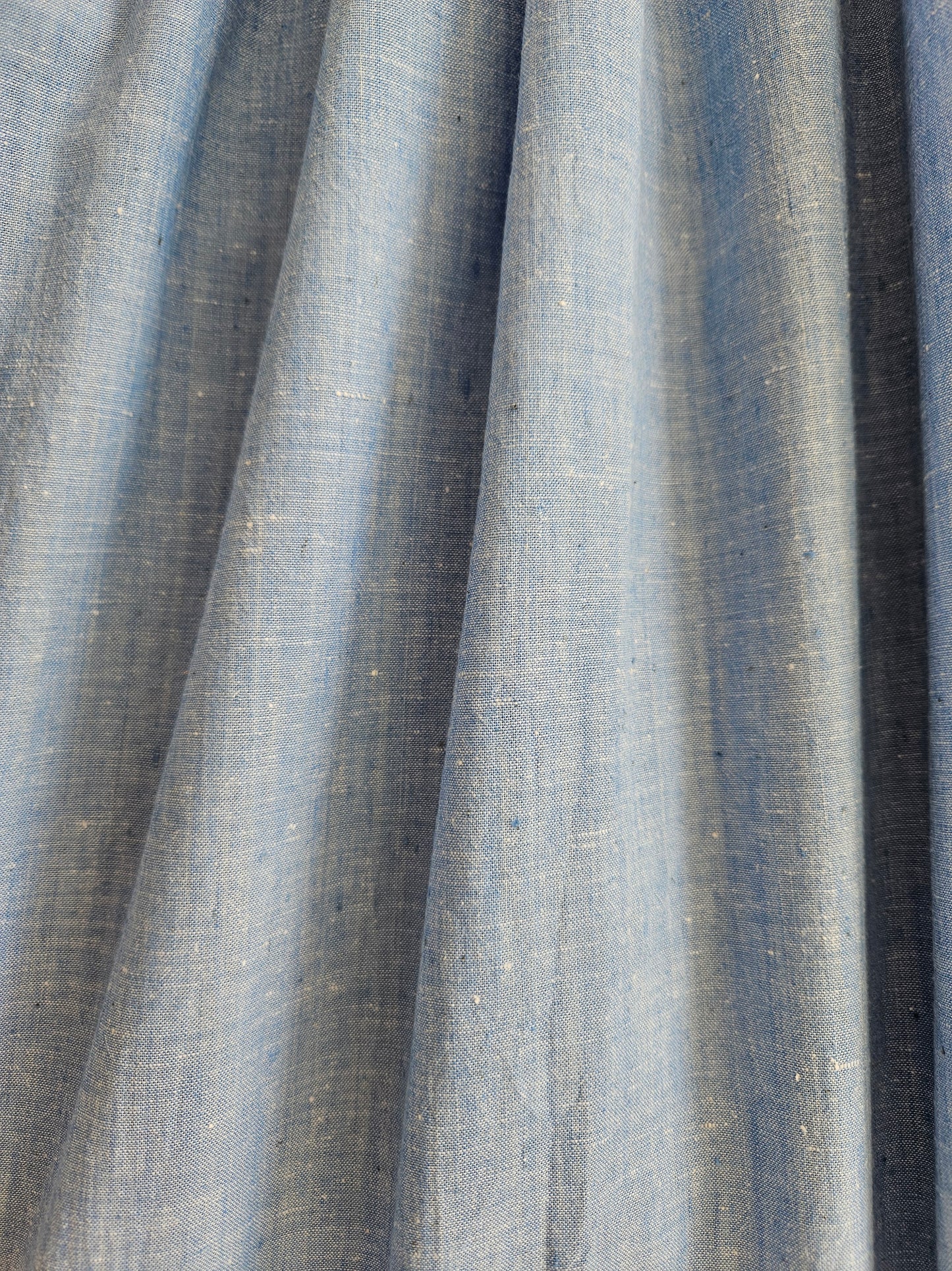 Jupe en coton bleu ciel - S