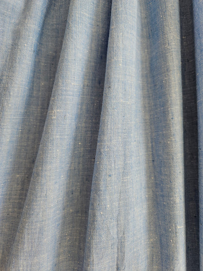 Jupe en coton bleu ciel - S