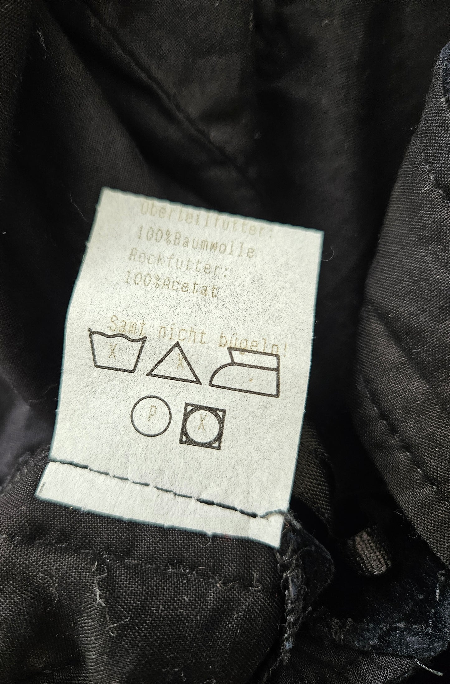 Robe longue noire Anna vintage brodée - M/L