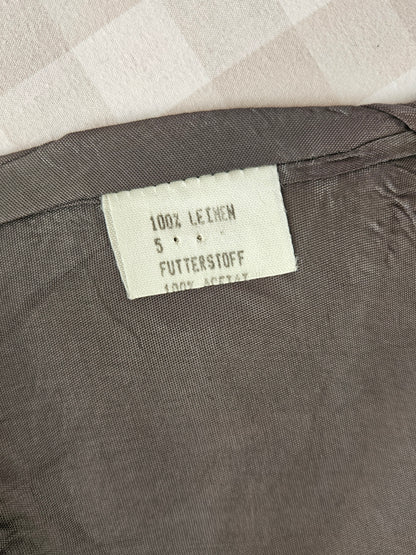 Jupe longue verte 100% lin - L