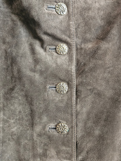 Top corset à lacets 100% cuir - XXL