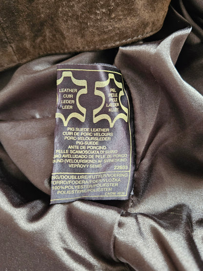 Top corset à lacets 100% cuir - XXL