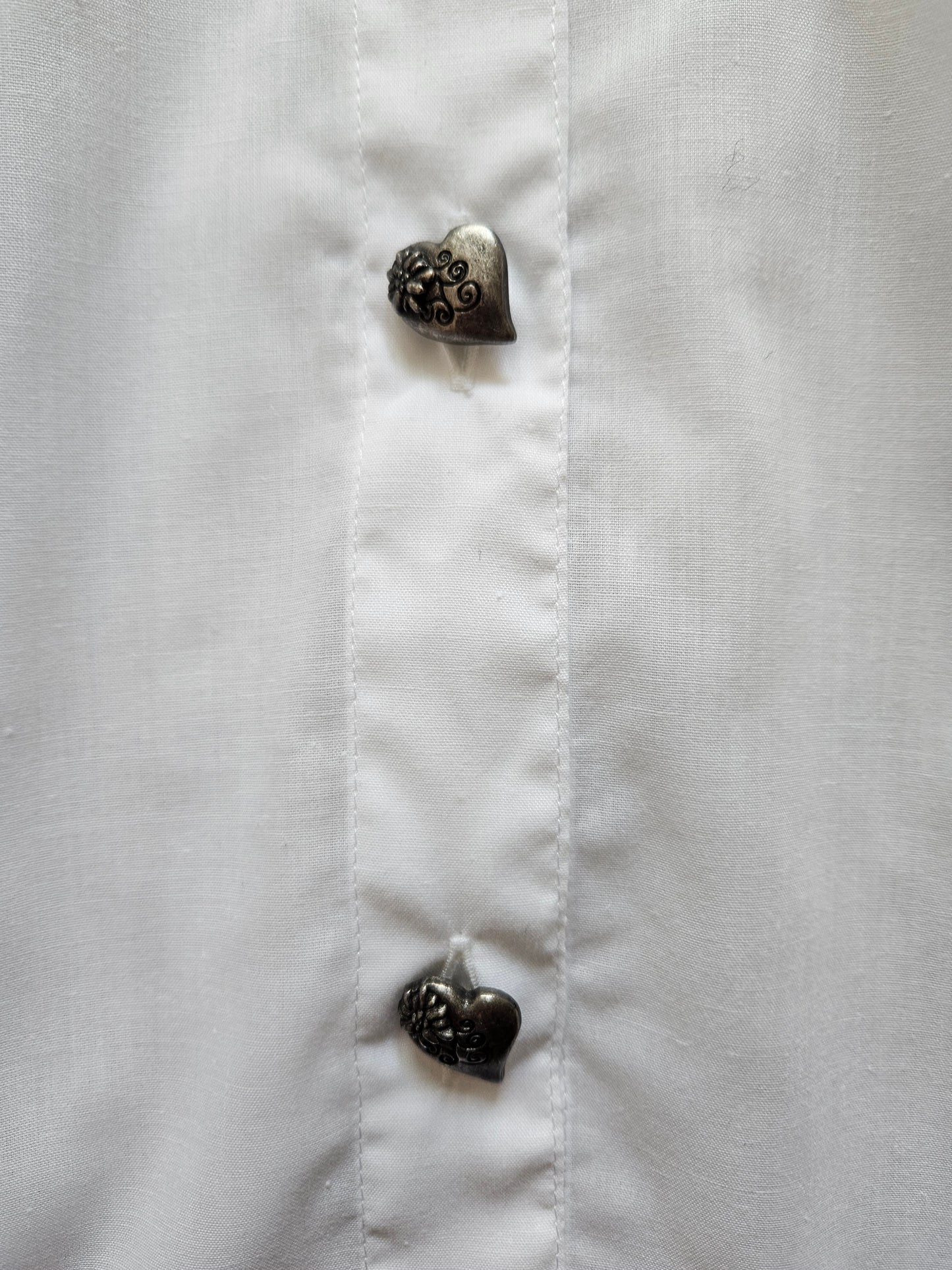 Blouse vintage à manches bouffantes - M