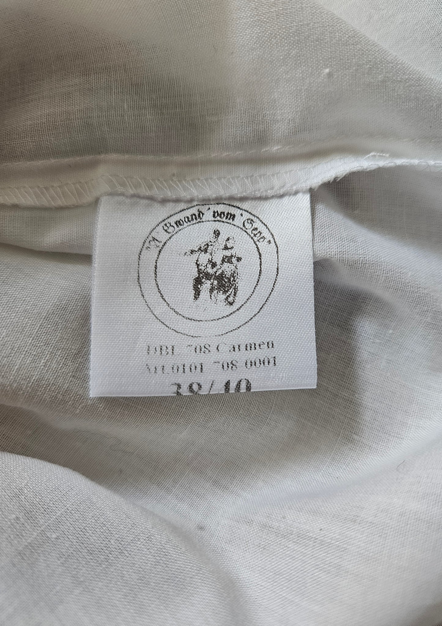 Blouse vintage à manches bouffantes - M