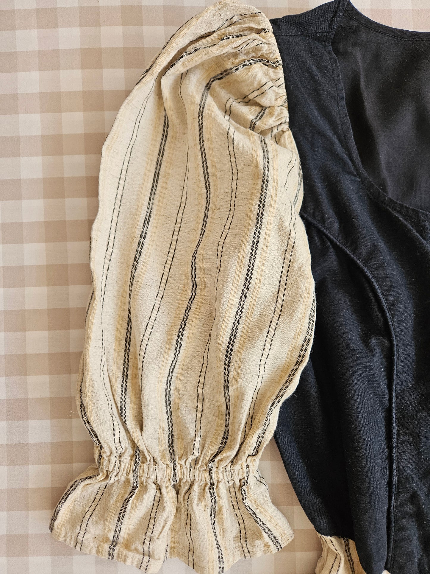 Robe longue vintage à lacets - S/M