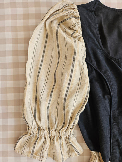 Robe longue vintage à lacets - S/M