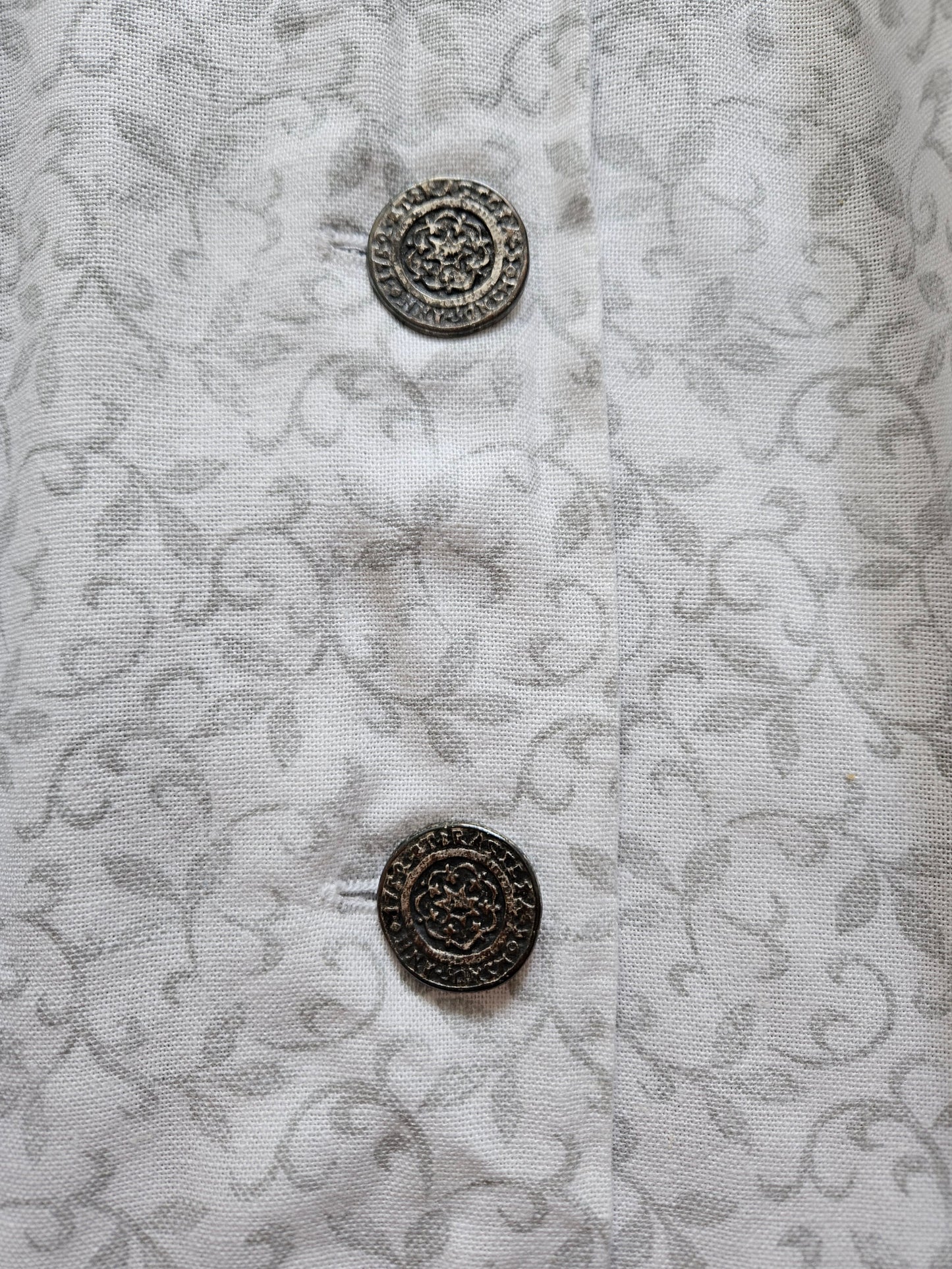 Jupe longue vintage en lin cottagecore - S/M